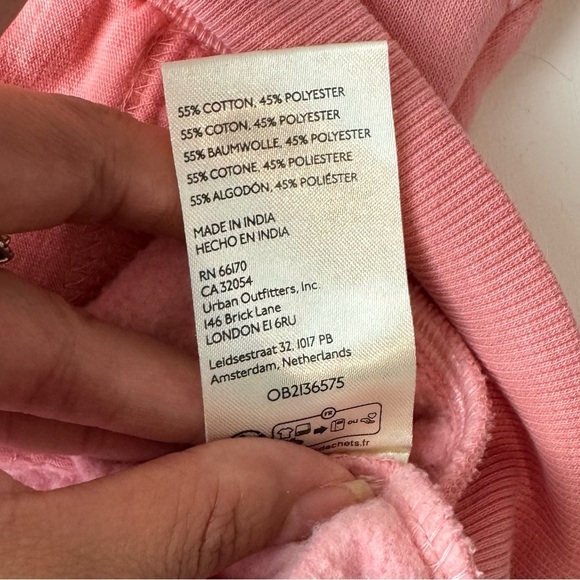 Daily Practice by Anthropologie Pink Fleece Jacket Full Zip Size Medium Like New - Picture 7 of 9